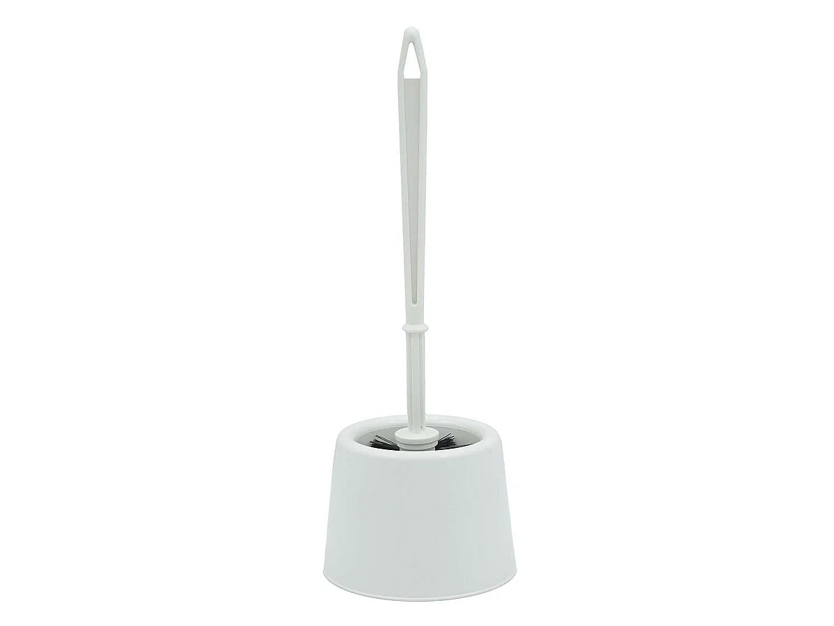 Brosse WC Uni "Tivoli" 38cm Blanc
