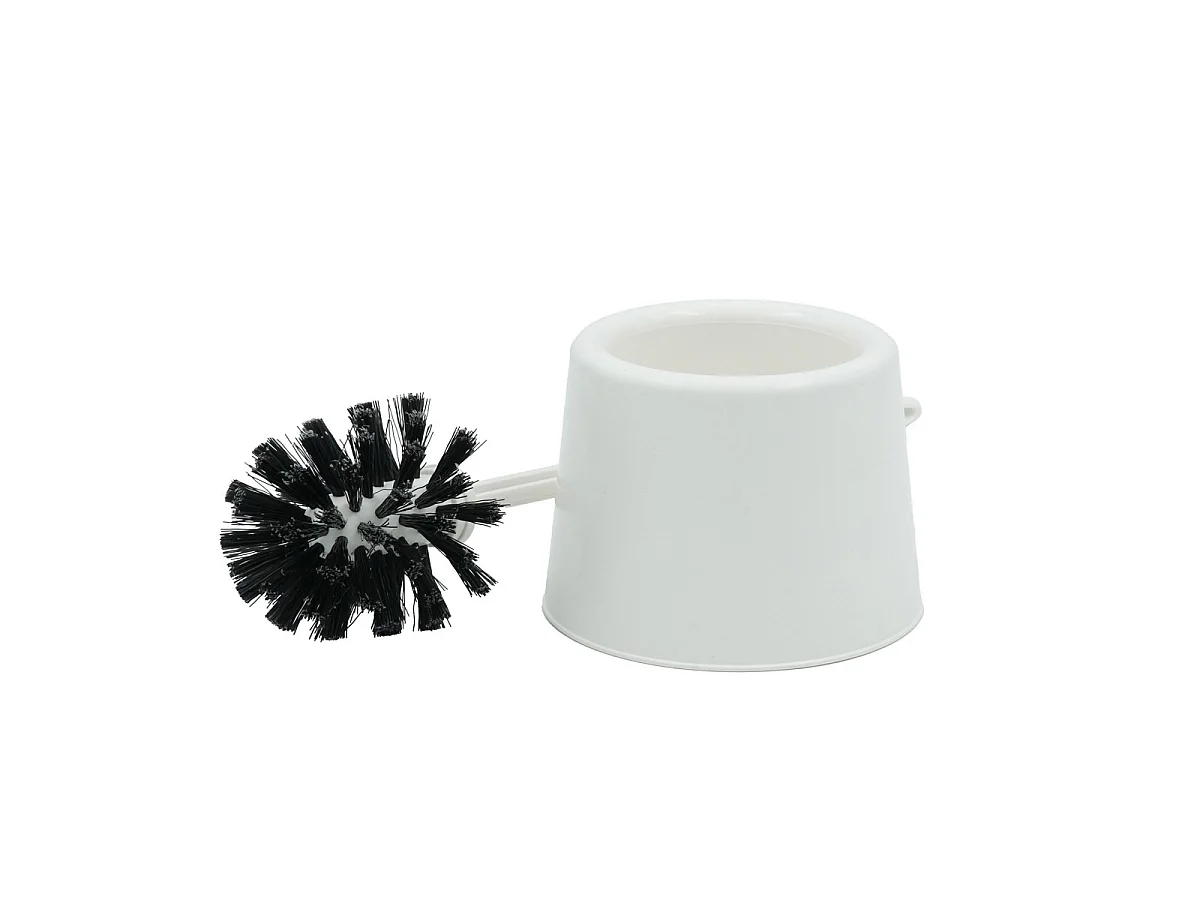 Brosse WC Uni "Tivoli" 38cm Blanc