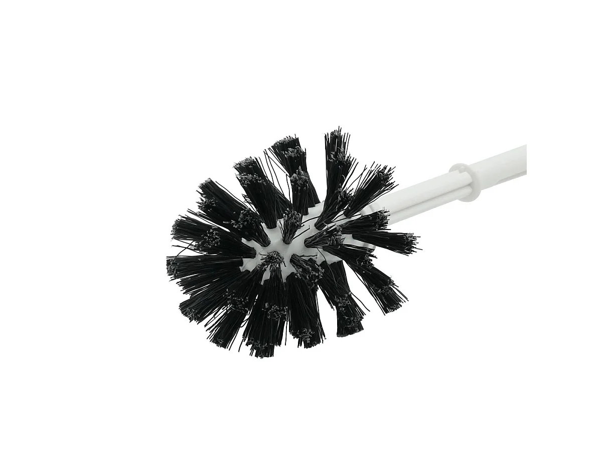 Brosse WC Uni "Tivoli" 38cm Blanc