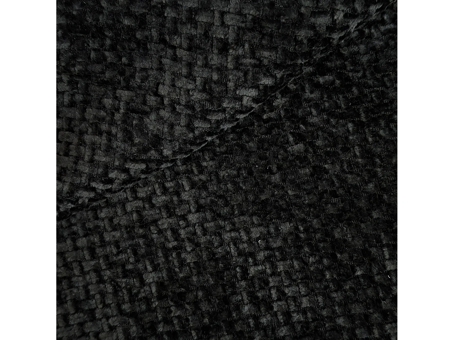 Modulaire 4-zits hoekbank, rechterhoek, stoffen bekleding, zwart, 336x168x85 cm