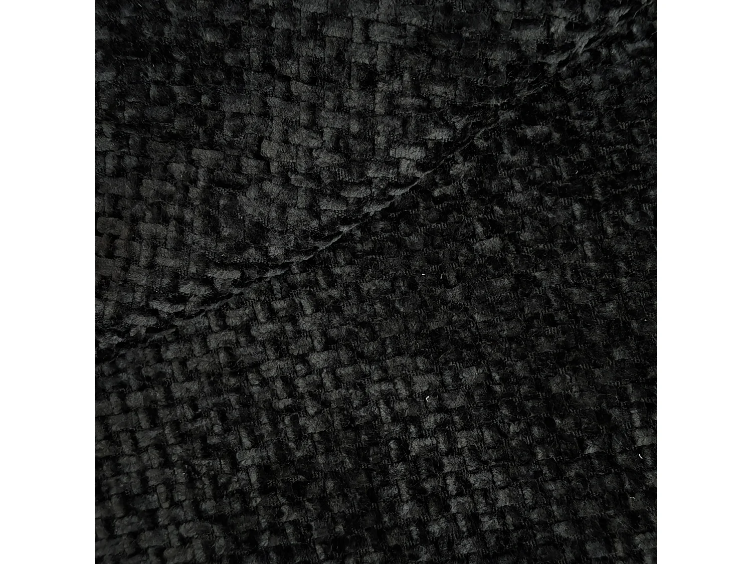 Modulaire 3-zits hoekbank, linkerhoek, stoffen bekleding, zwart, 266x168x85 cm
