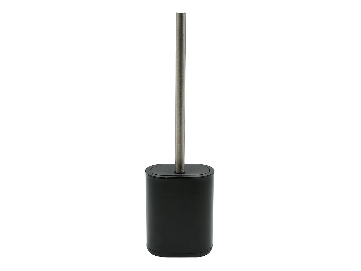 Brosse WC à Couvercle "Spiky" 40cm Noir