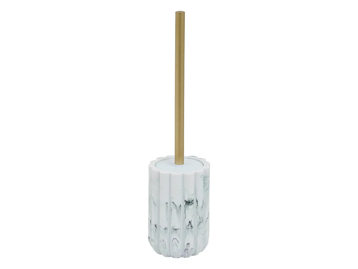 Brosse WC Design "Marby" 42cm Blanc