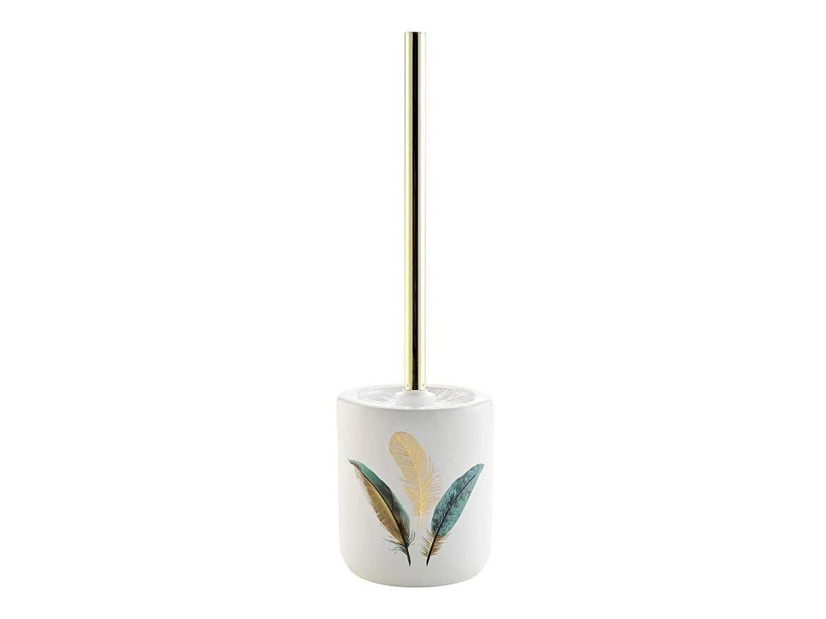 Brosse WC Déco "Plumiss" 40cm Multicolore