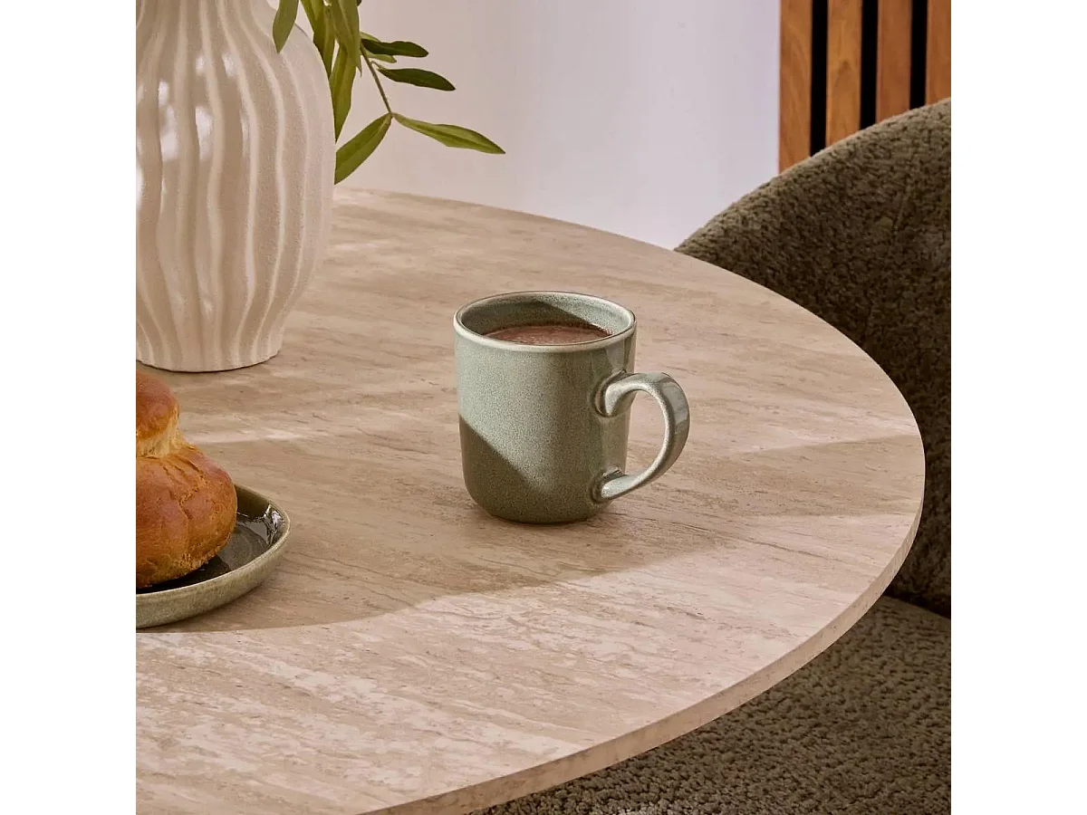 Lot de 6 Mugs "Terre Inconnue" 42cl Vert Clair