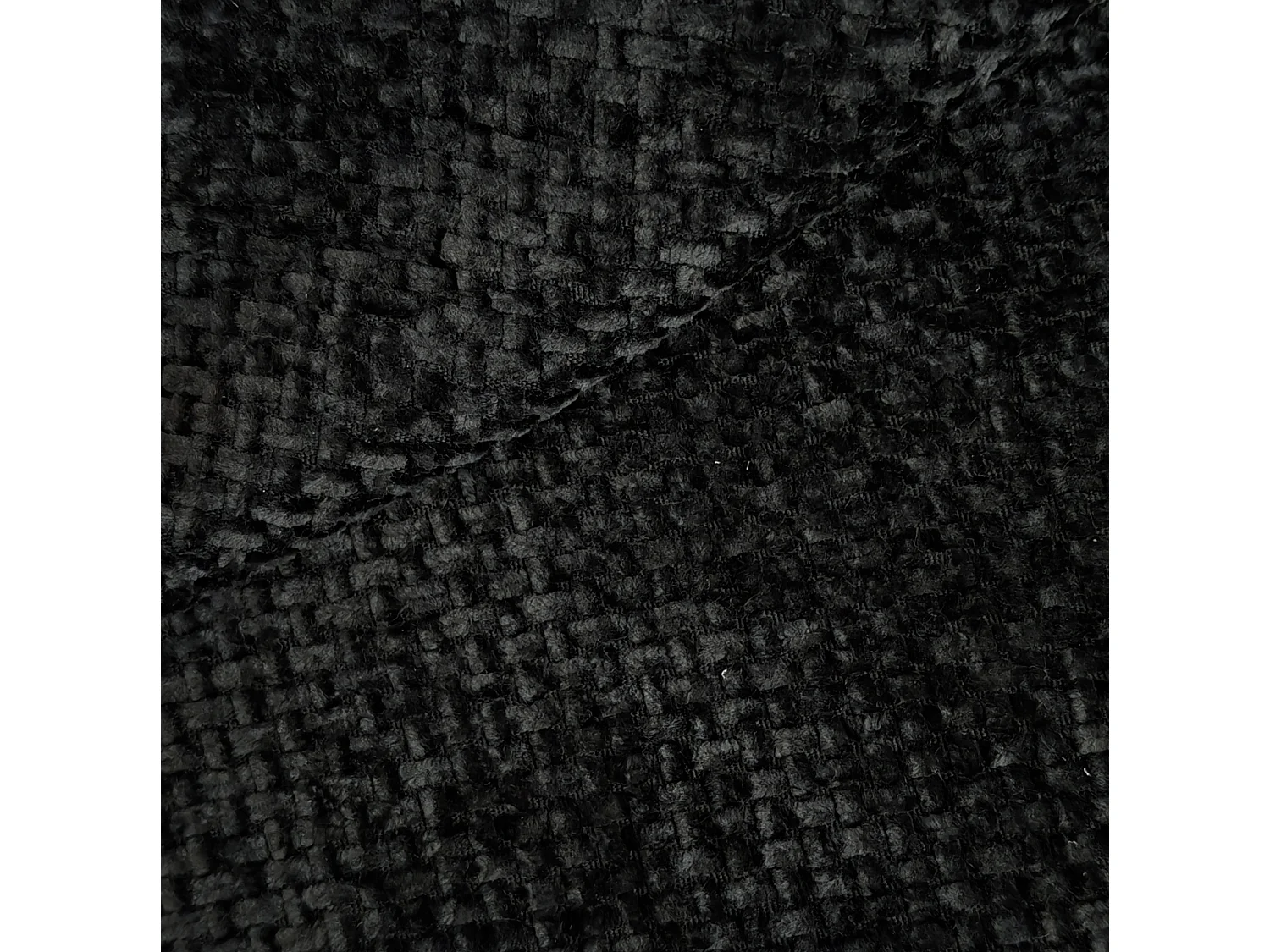 Modulaire 4-zits hoekbank, linkerhoek, stoffen bekleding, zwart, 336x168x85 cm