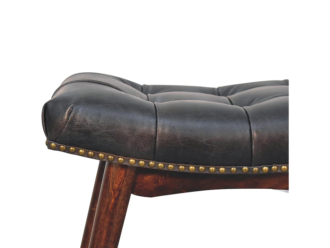 Artisan Furniture Banc en bois massif finition noyer de Californie
