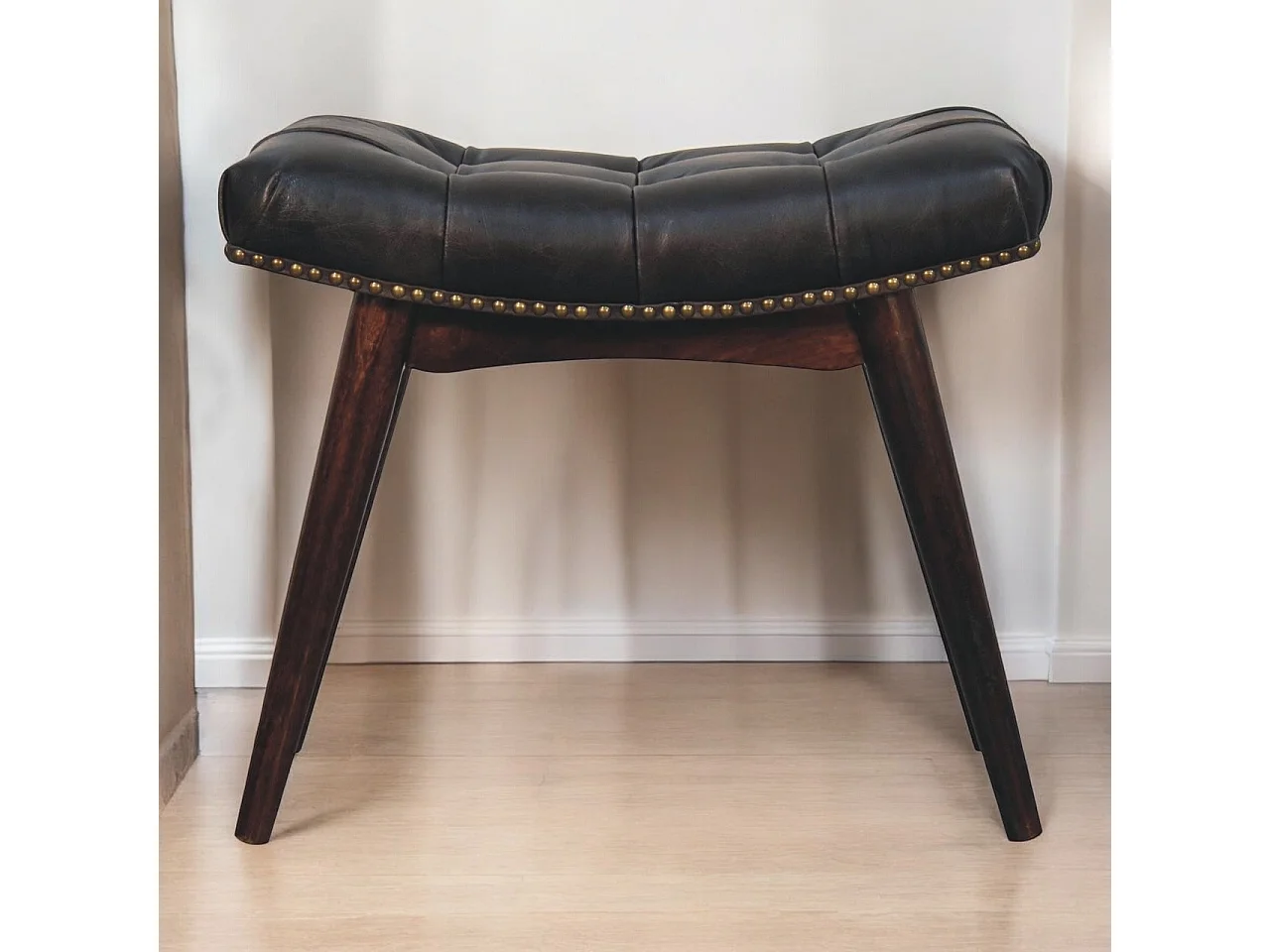 Artisan Furniture Banc en bois massif finition noyer de Californie