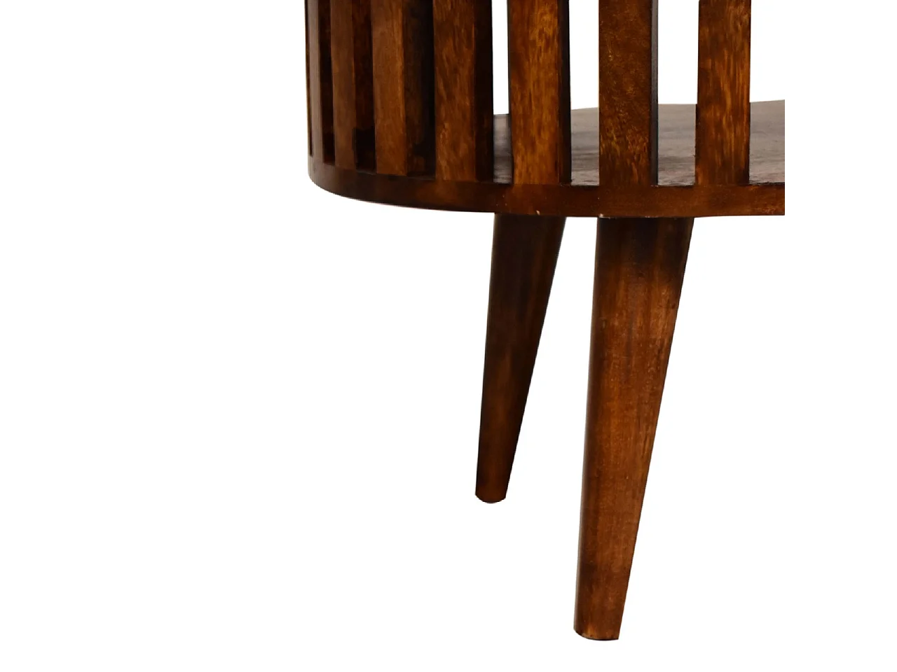 Artisan Furniture Table basse Ariella en bois massif finition châtaignier