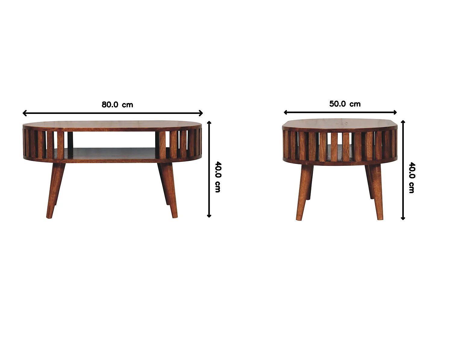 Artisan Furniture Solid Wood Honey Caramel Ariella Coffee Table