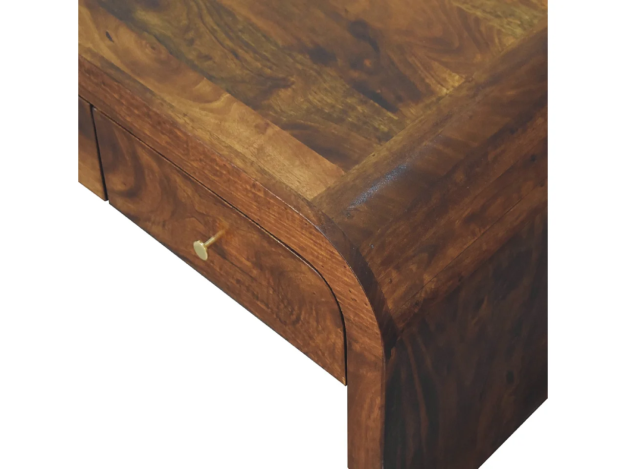 Artisan Furniture Table basse Darcy en bois massif finition châtaignier