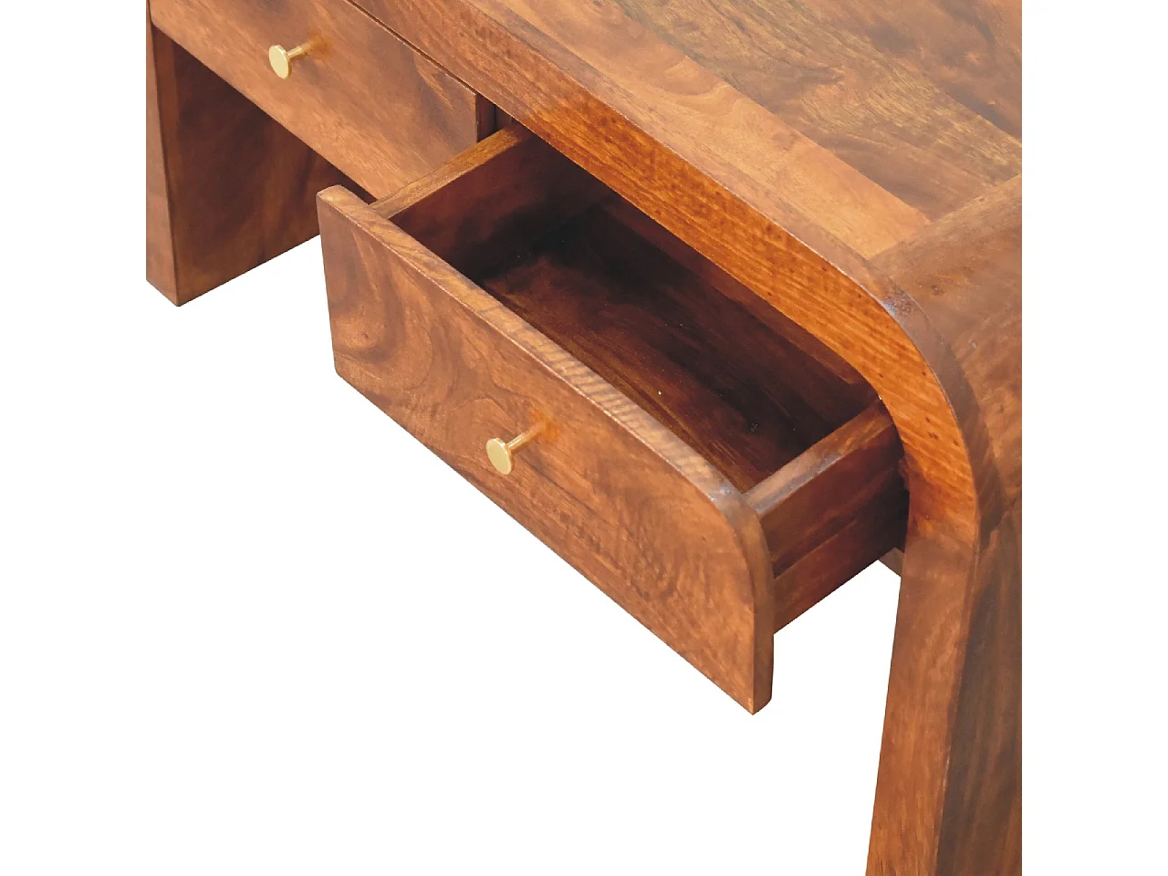 Artisan Furniture Table basse Darcy en bois massif finition châtaignier