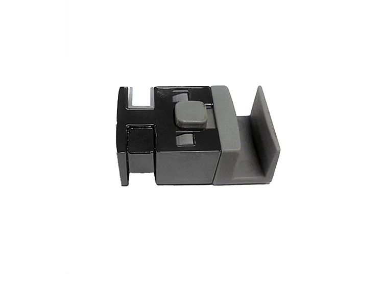 Mampara de ducha Fijo y Puerta Corredera 180x195 cm Negro Cristal templado Antical transparente 6mm