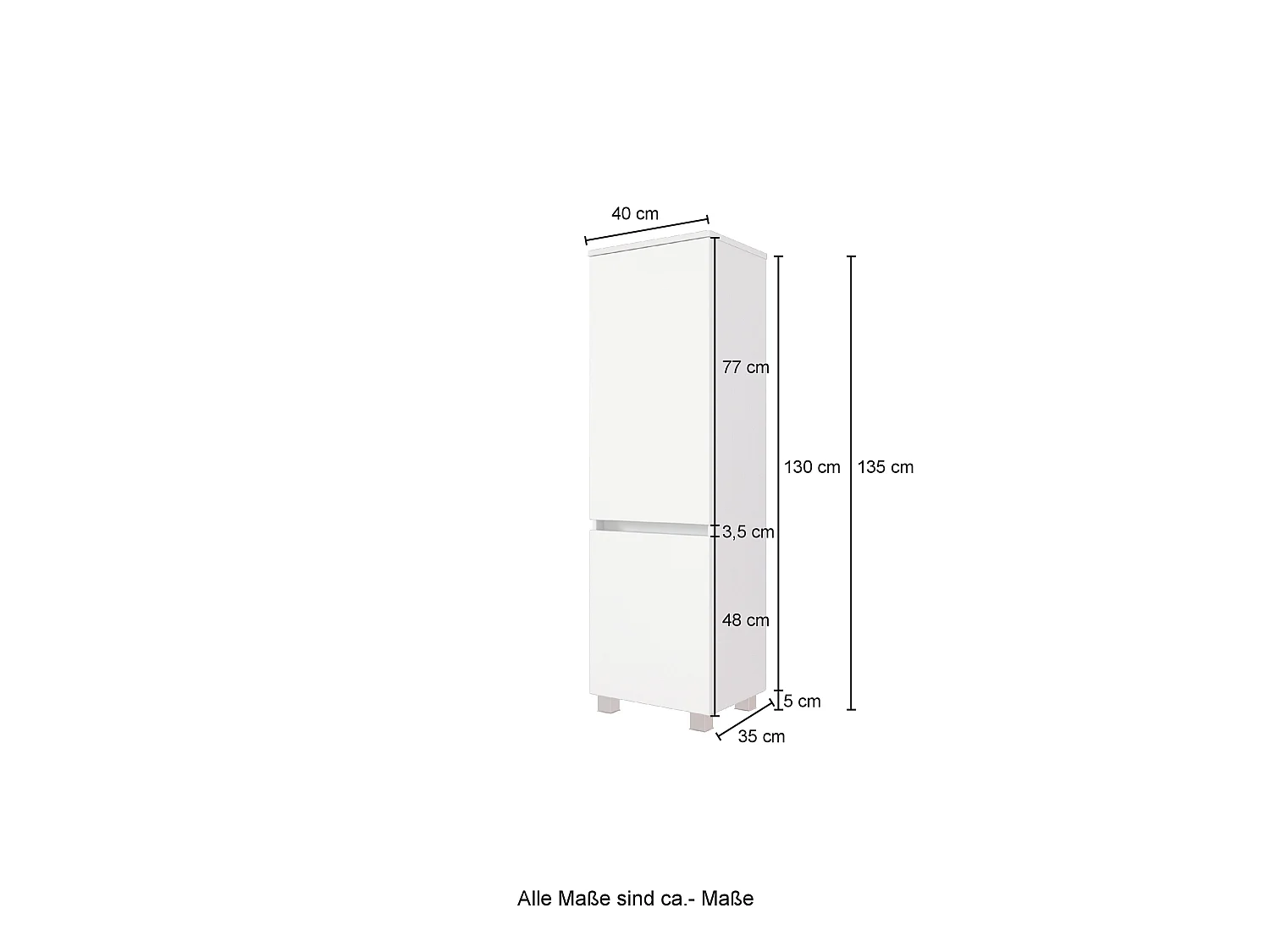 Held Möbel Ensemble de meuble-lavabo 3 pièces Lucca blanc mat / chêne Wotan L/H/P 100 x 200 x 47 cm