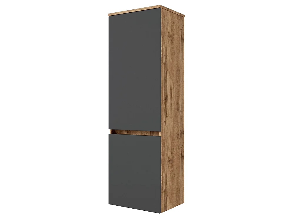 Held Möbel Ensemble de meuble-lavabo 3 pièces Lucca gris mat / chêne Wotan L/H/P 100 x 200 x 47 cm