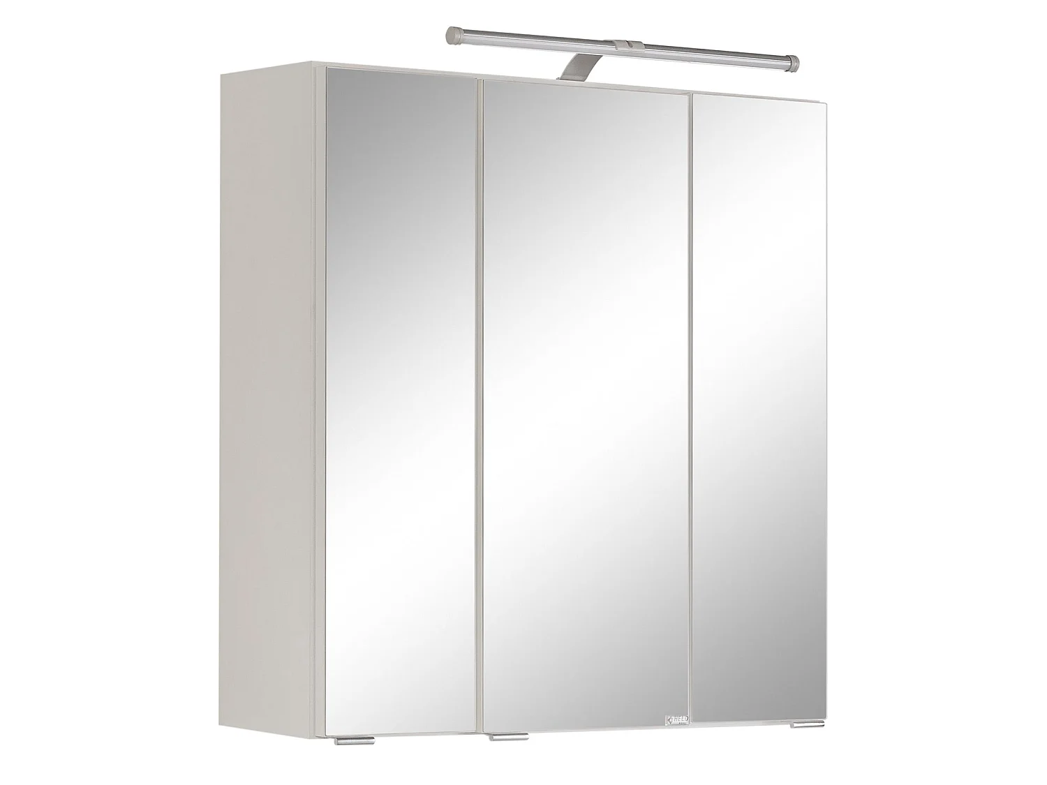 Held Möbel Ensemble de meuble-lavabo avec vasque à poser 5 pièces Paris chêne Wotan / blanc L/H/P 120 x 200 x 35 cm