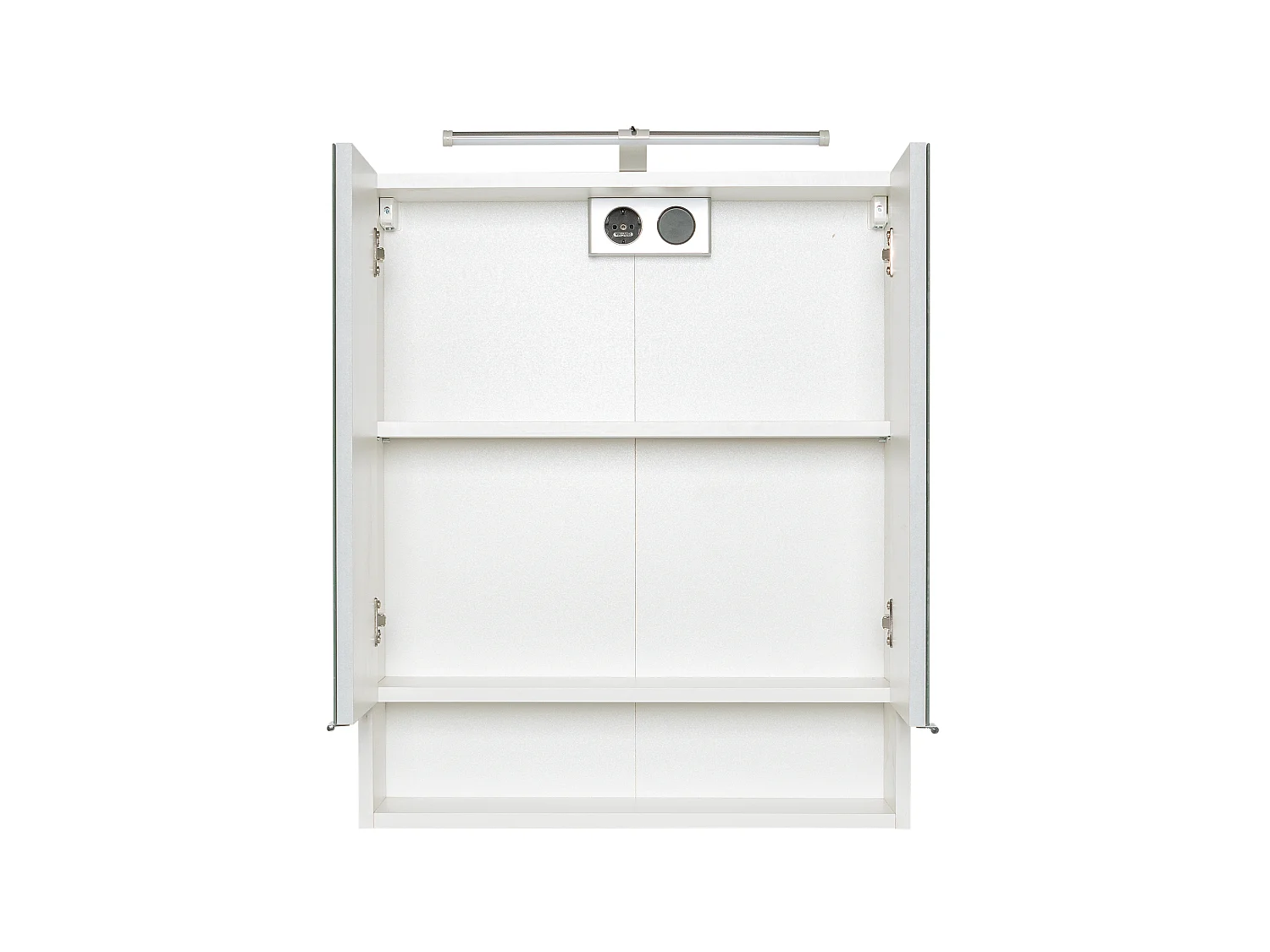 Held Möbel Ensemble de meuble-lavabo 2 pièces Riga blanc mat L/H/P 60 x 200 x 35 cm