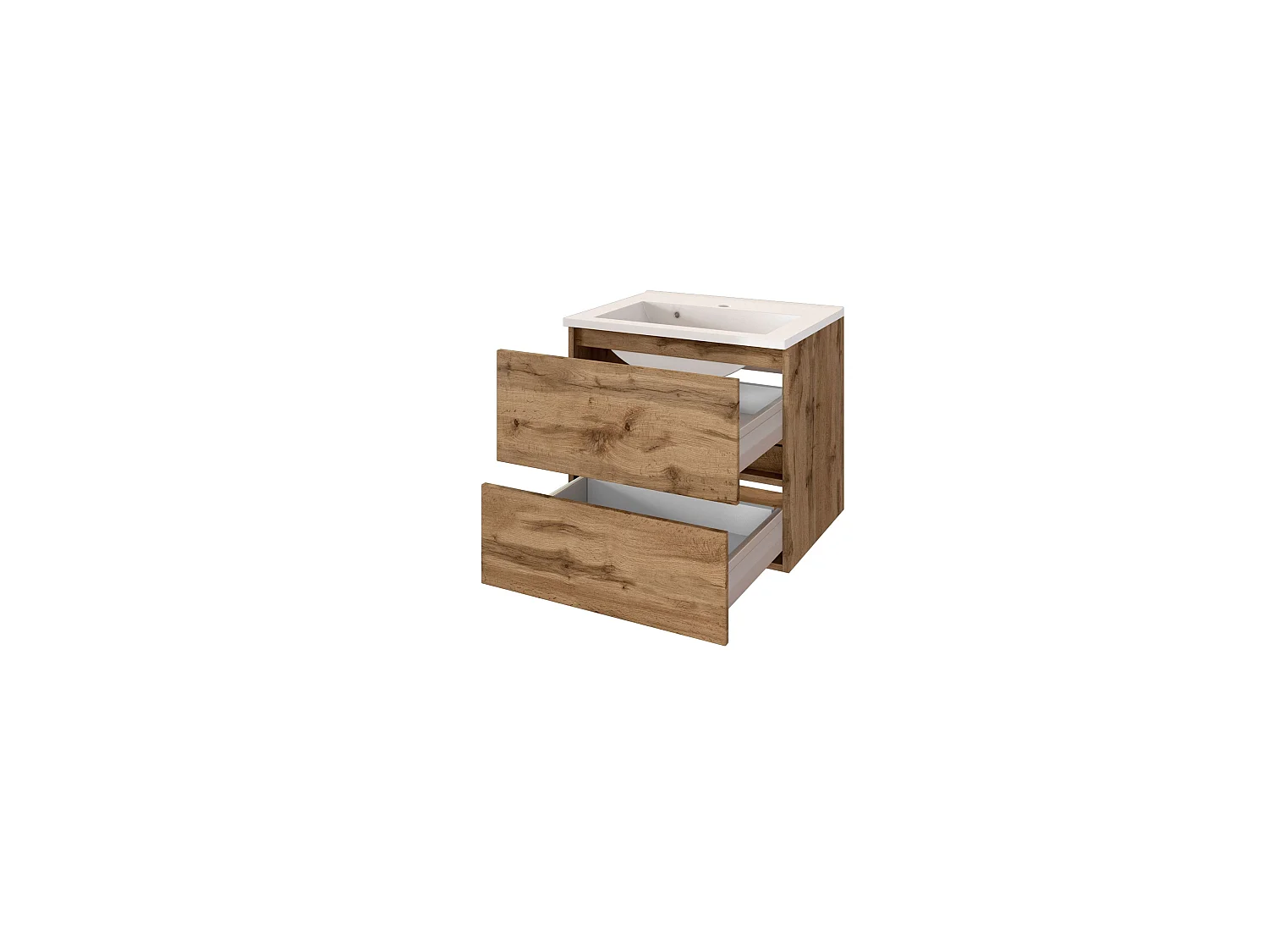 Held Möbel Meuble-lavabo Baabe L/H/P 60 x 54 x 47 cm