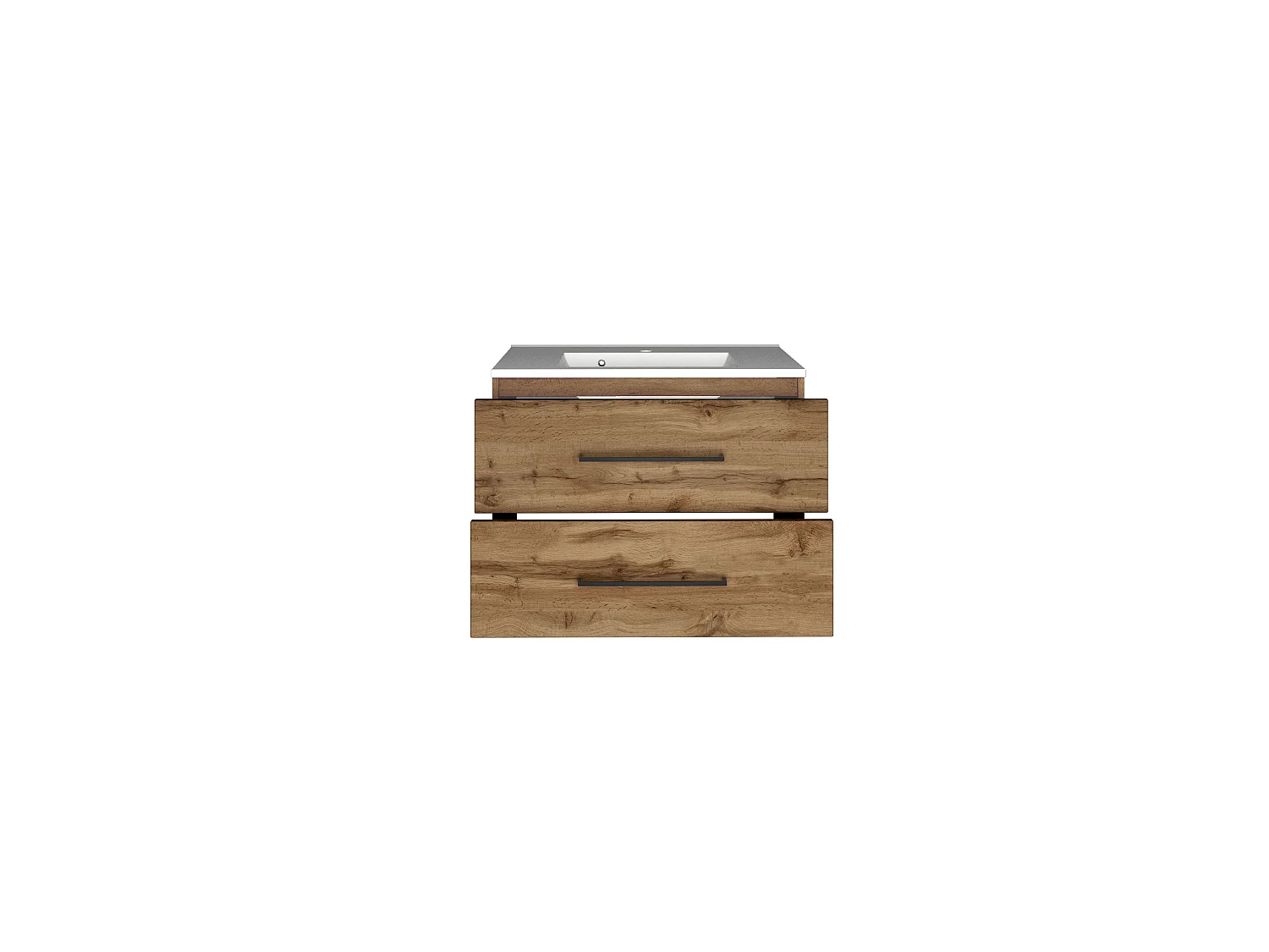 Held Möbel Meuble-lavabo Luzern L/H/P 80 x 54 x 47 cm