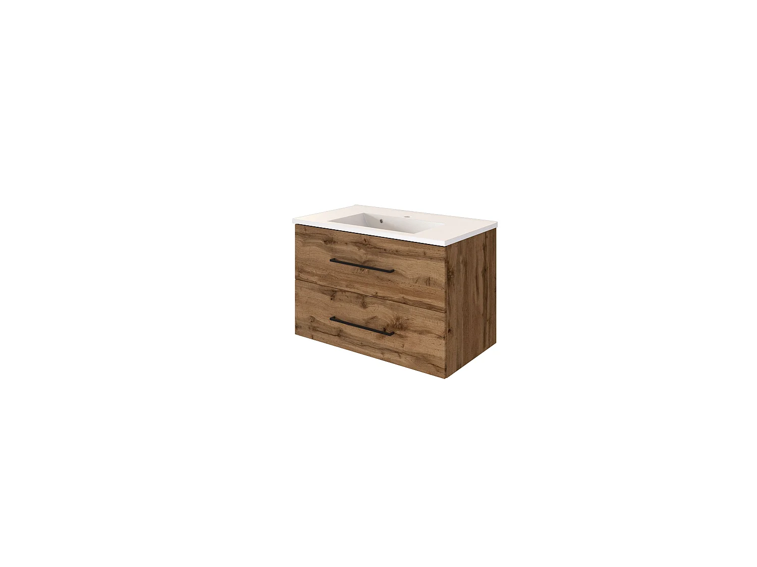 Held Möbel Meuble-lavabo Luzern L/H/P 80 x 54 x 47 cm