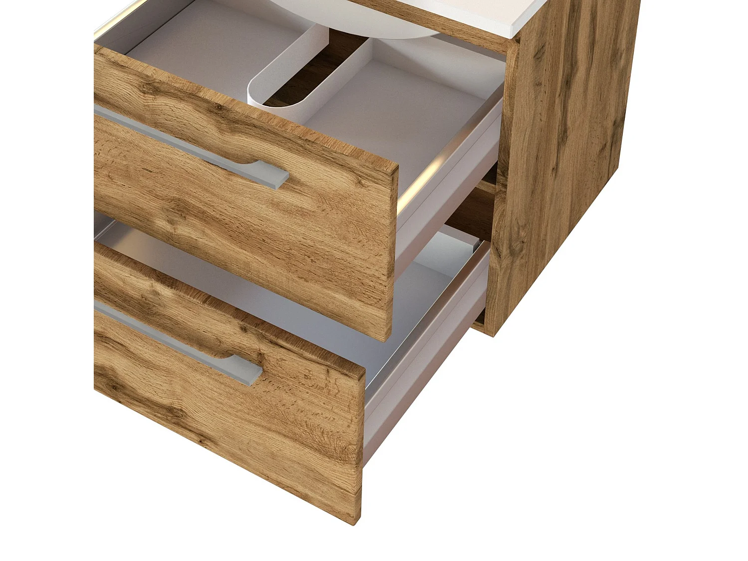 Held Möbel Meuble-lavabo Livorno L/H/P 60 x 54 x 47 cm