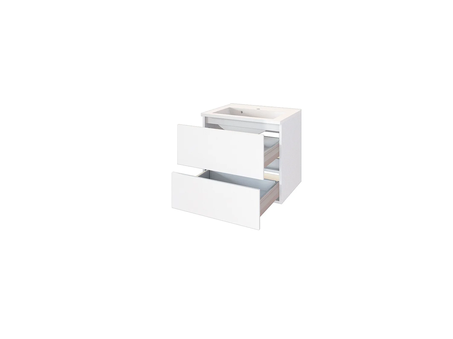 Held Möbel Meuble-lavabo Baabe L/H/P 60 x 54 x 47 cm
