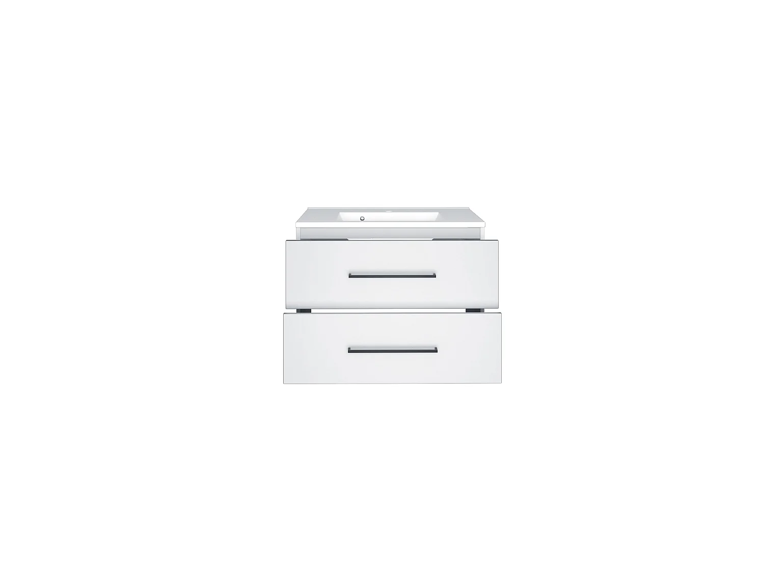 Held Möbel Meuble-lavabo Luzern L/H/P 80 x 54 x 47 cm