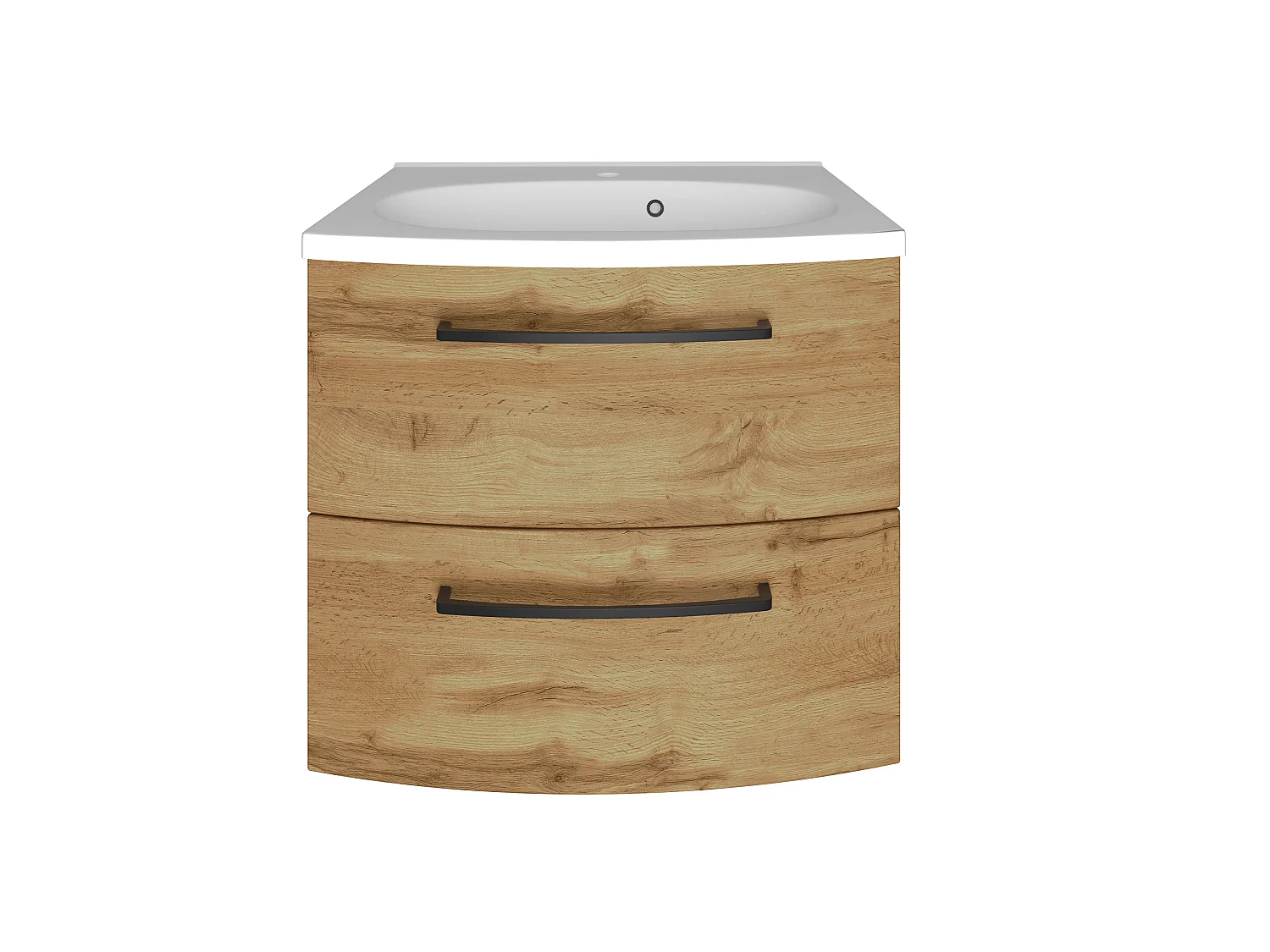 Held Möbel Meuble-lavabo Manchester chêne Wotan L/H/P 60 x 54 x 45 cm