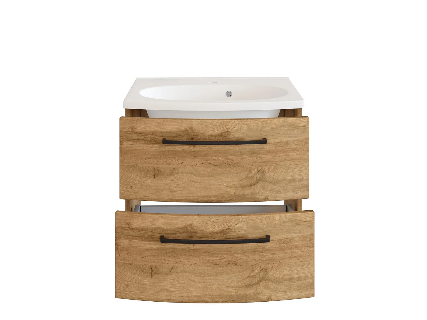 Held Möbel Meuble-lavabo Manchester chêne Wotan L/H/P 60 x 54 x 45 cm
