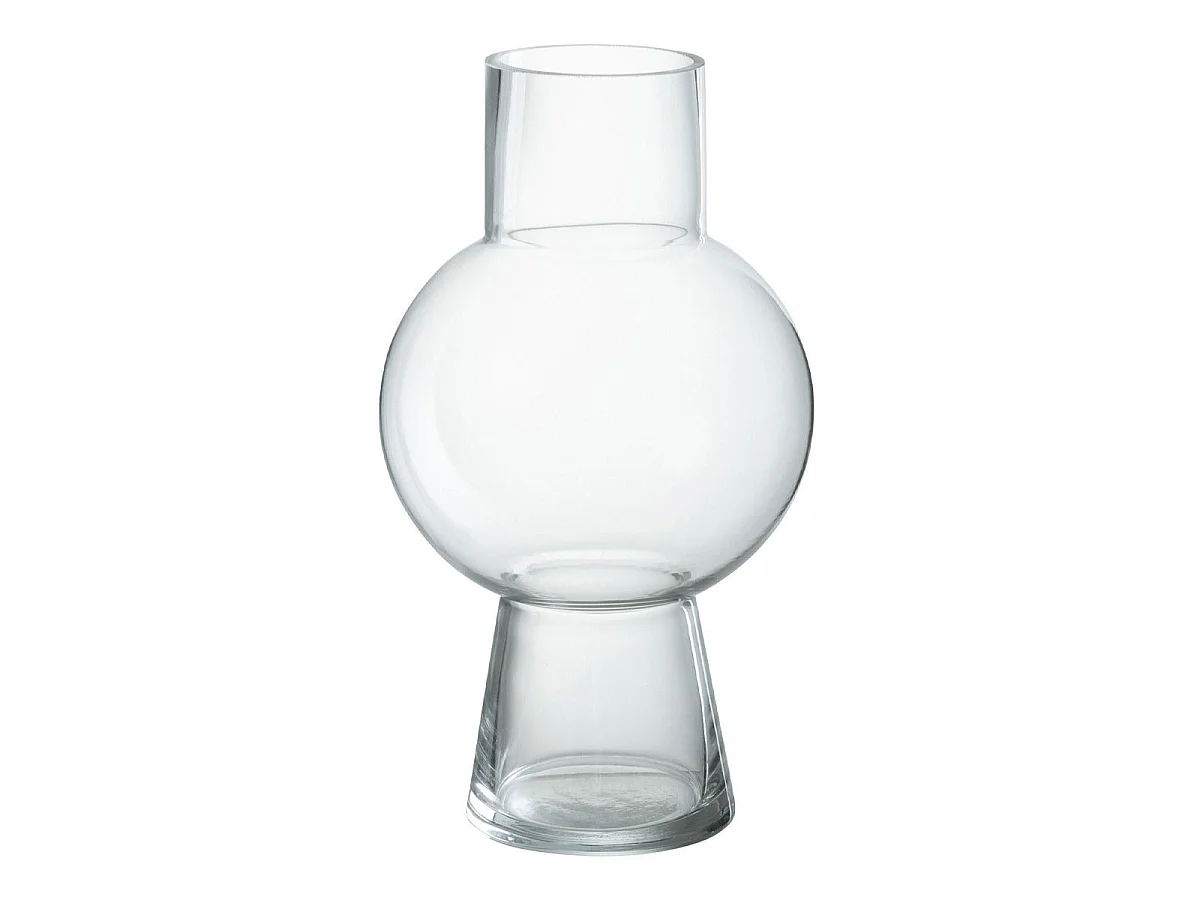 Vase Boule en Verre "Pinky Perfect" 31cm Transparent