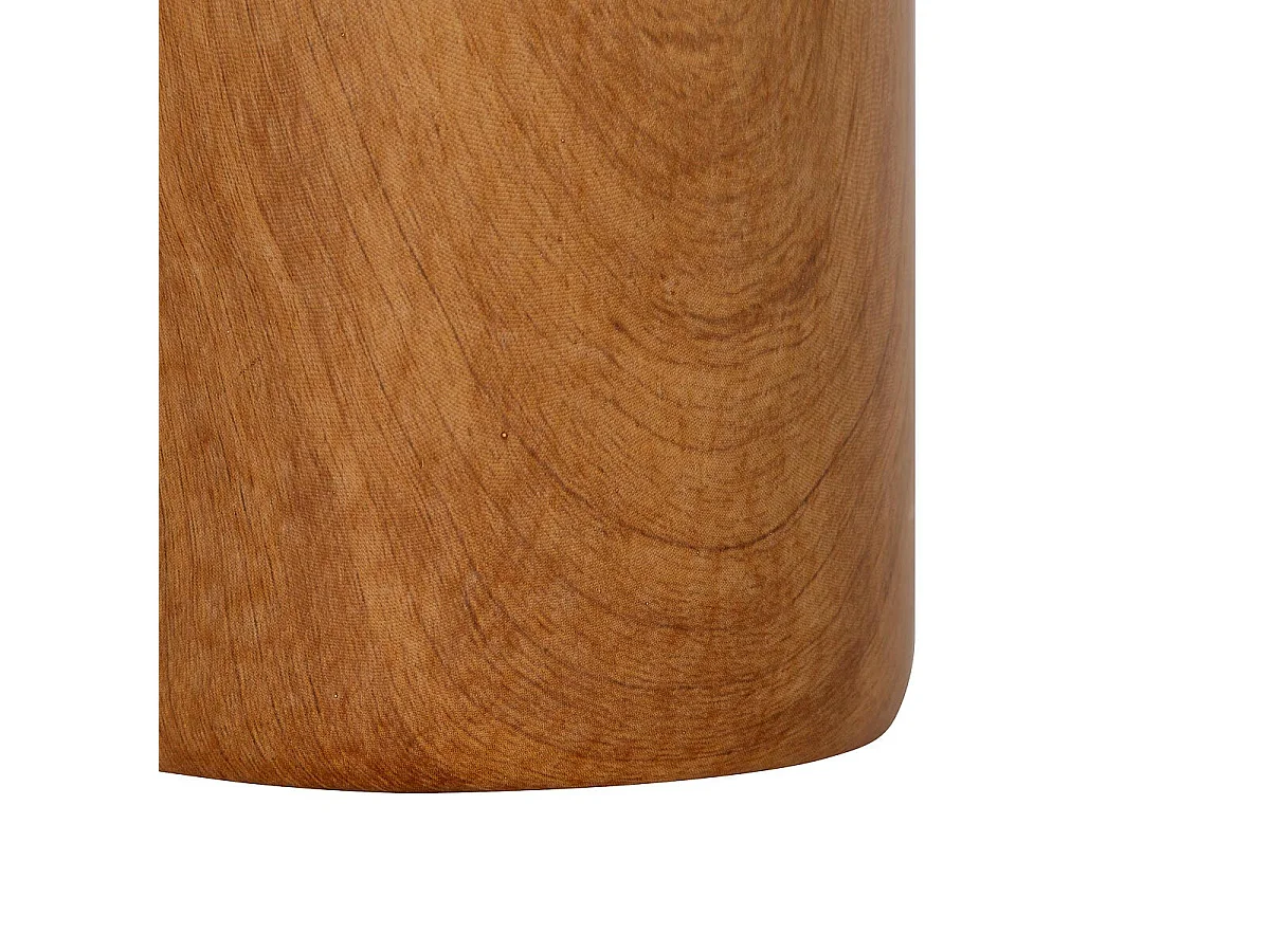 Vase Déco Effet Bois "Soa" 17cm Marron