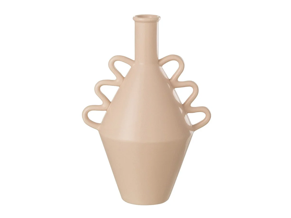 Vase avec Anse Design Vague "Pinky Perfect" 32cm Rose