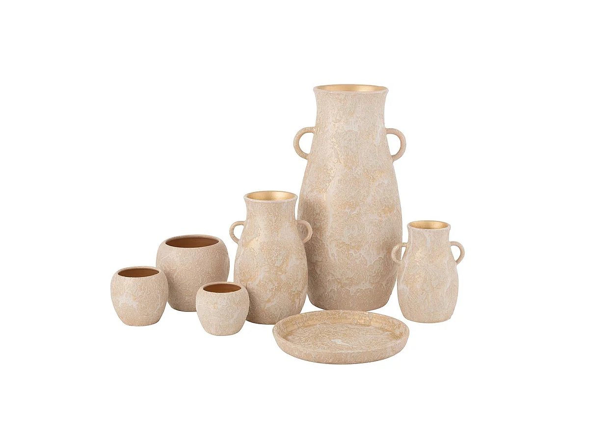 Vase en Terre Cuite "Amphore" 30cm Rose