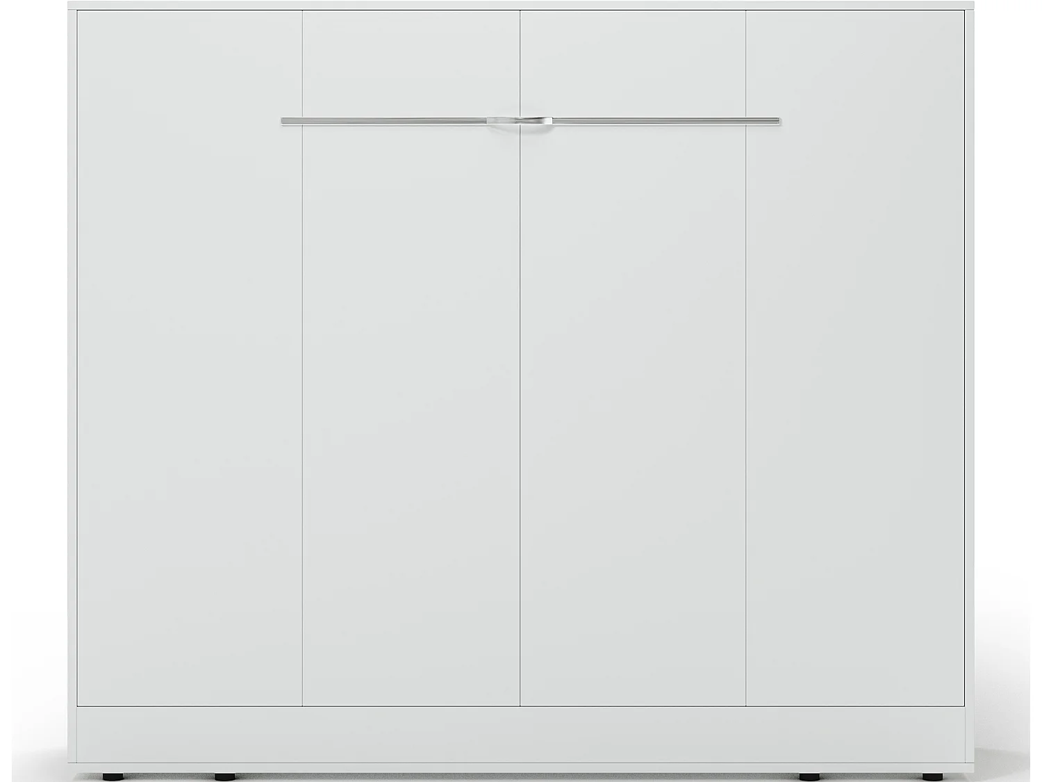Fällsäng 140x200 horisontell sängbotten ingår Devon Vit