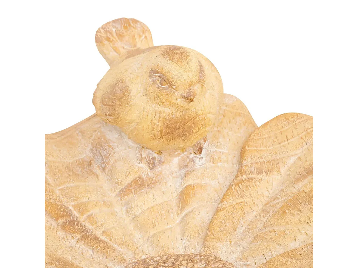Coupelle Déco Extérieur "Birdy" 38cm Beige