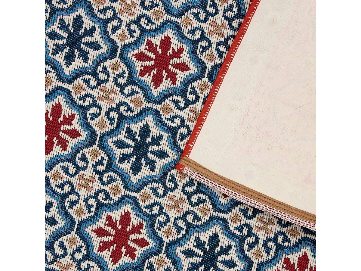Tapis de Cuisine Antidérapant "Océania" 60x90cm Bleu