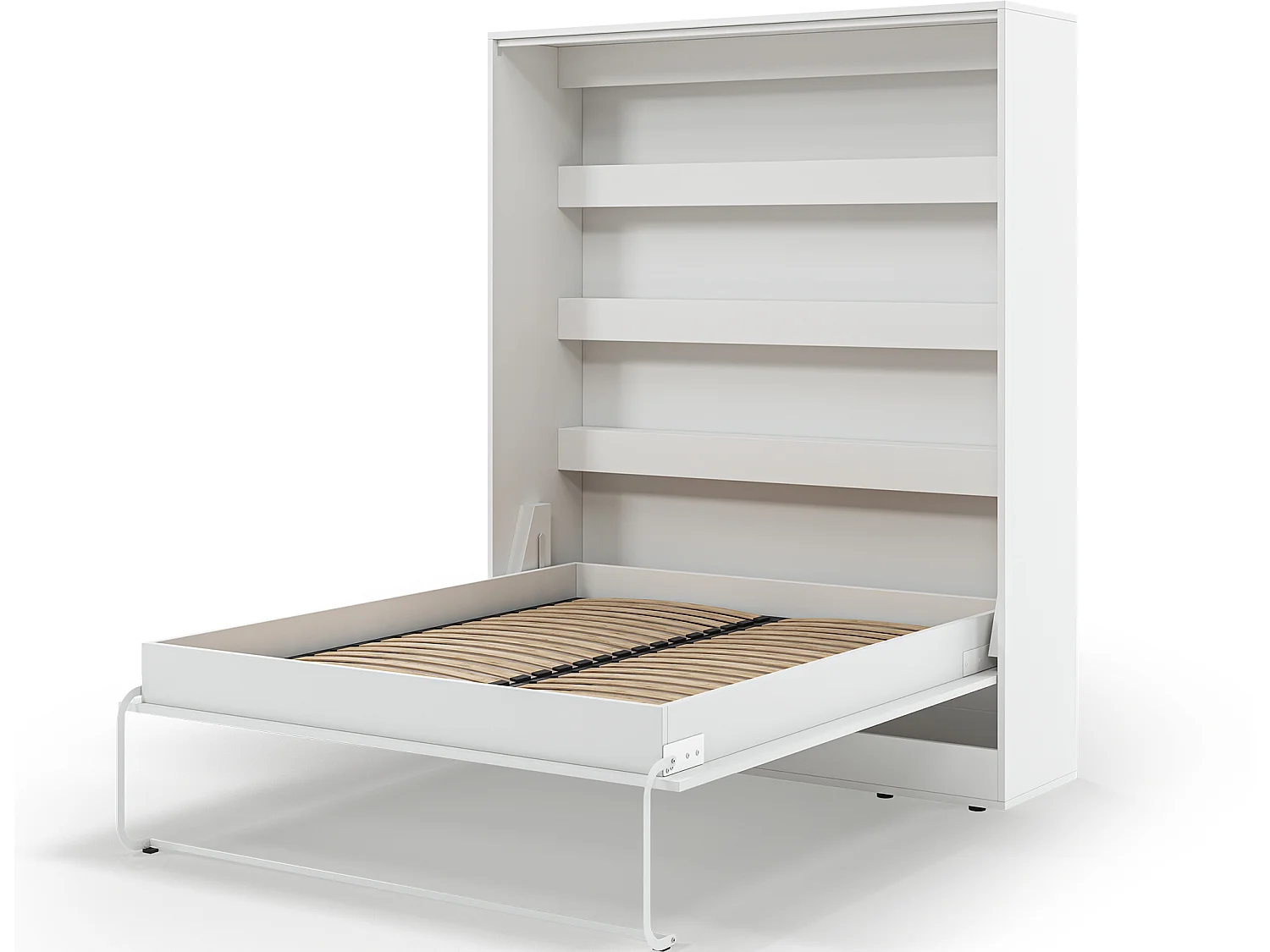 Fällsäng 140x200 vertikal sängbotten ingår Devon Vit