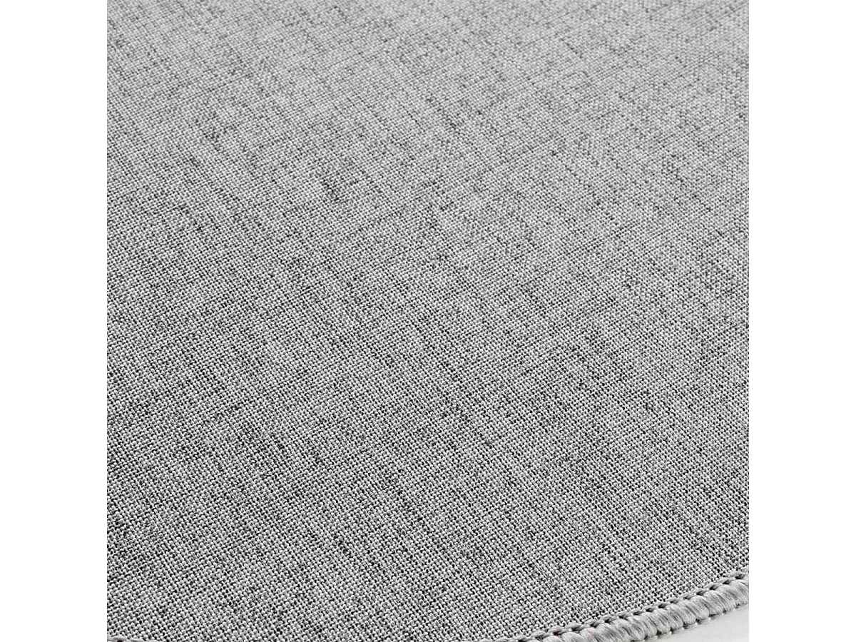 Set de Table Rond Tissé "Edward" 38cm Gris
