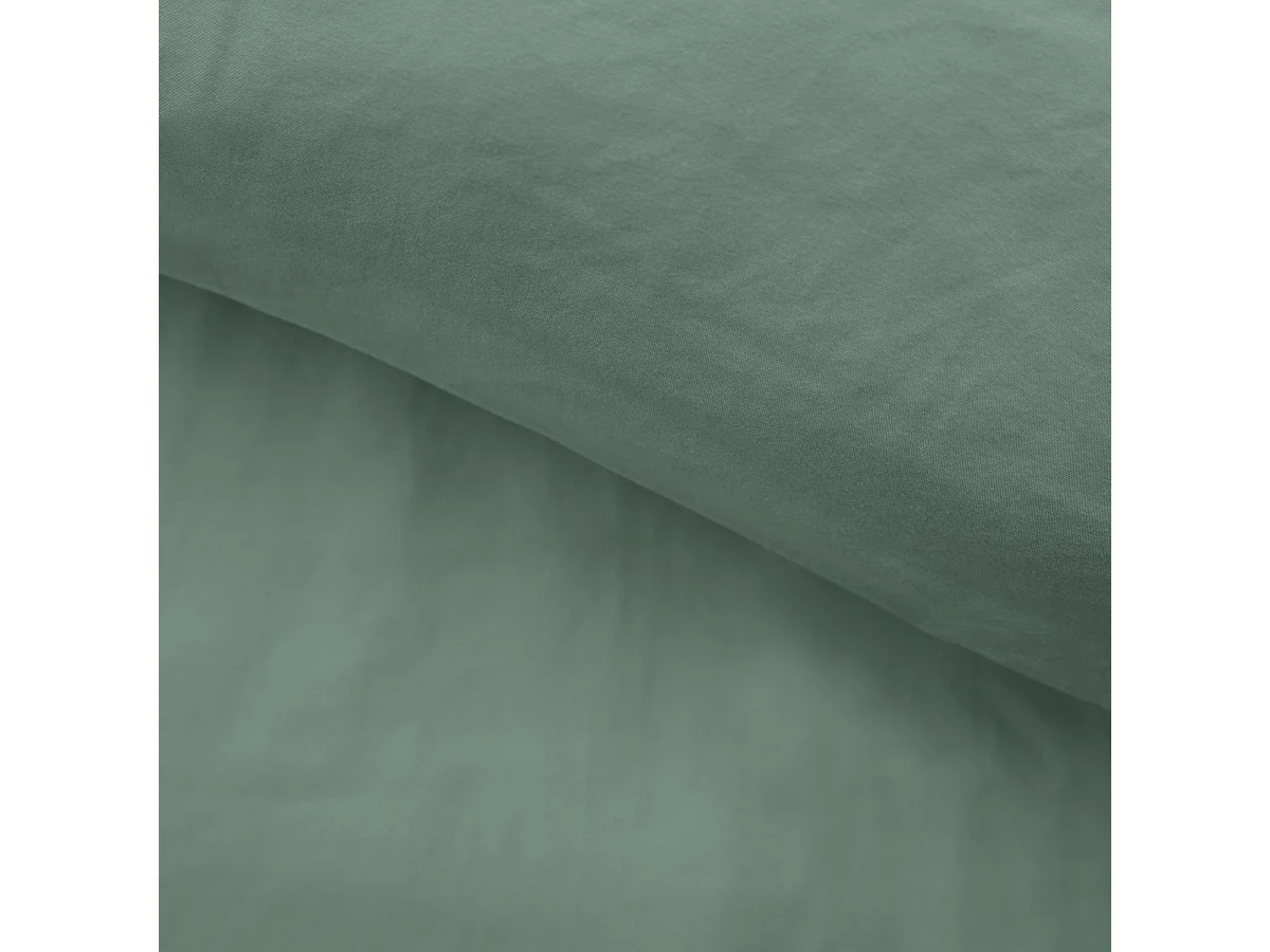 Parure de Lit 3 Pièces "Liam" 240x220cm Vert Cèdre