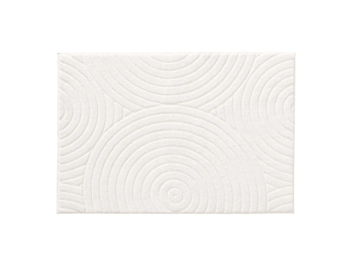 Tapis Déco Relief "Lazio" 60x90cm Naturel