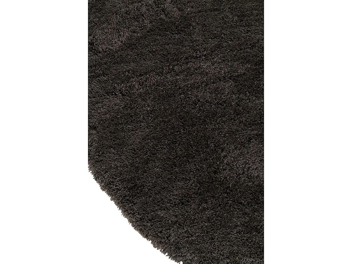 Tapis Déco Uni "Doux" 200x300cm Noir