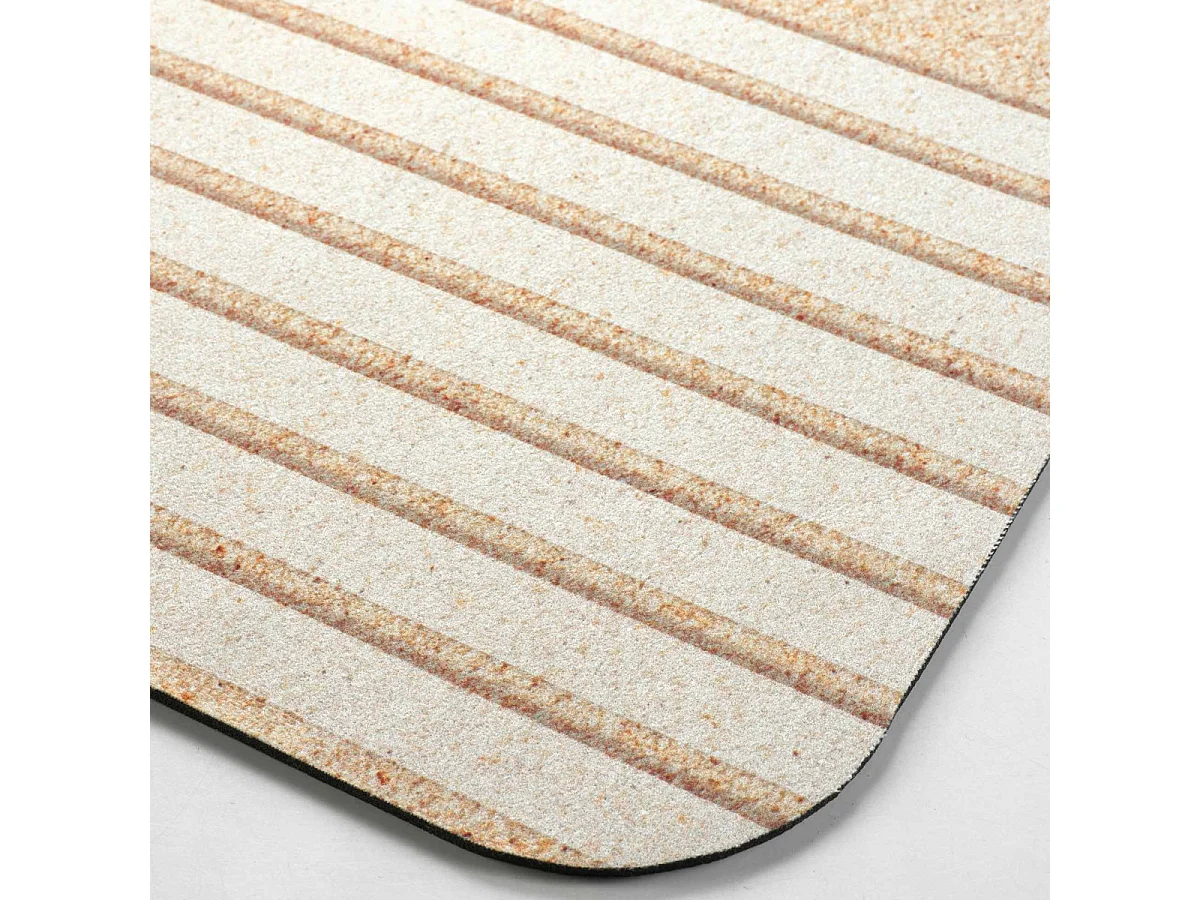 Tapis de Bain Ultra-Absorbant "Adriel" 50x80cm Naturel