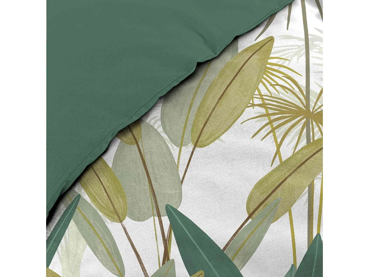 Parure de Lit 3 Pièces "Otika" 240x220cm Vert