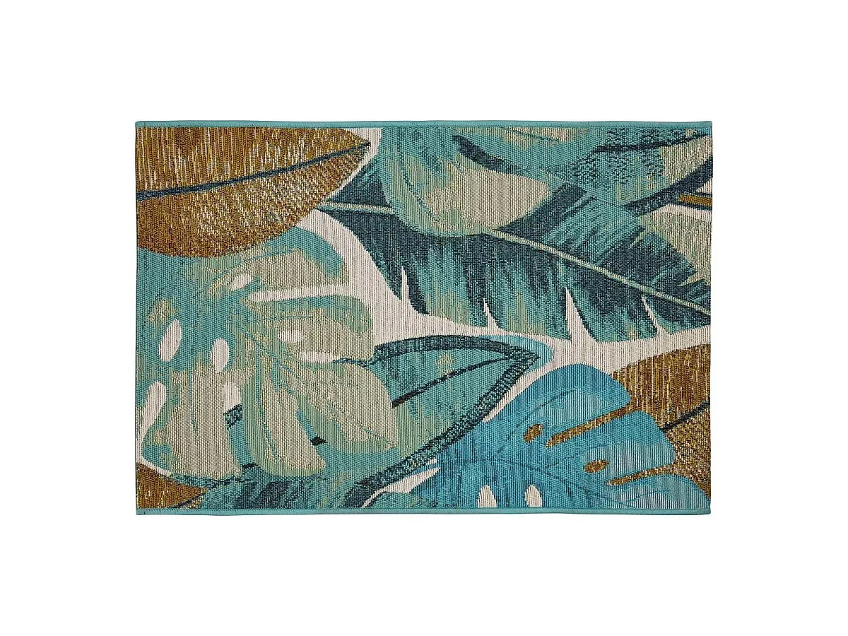 Tapis de Cuisine Antidérapant "Tropical" 60x90cm Multicolore