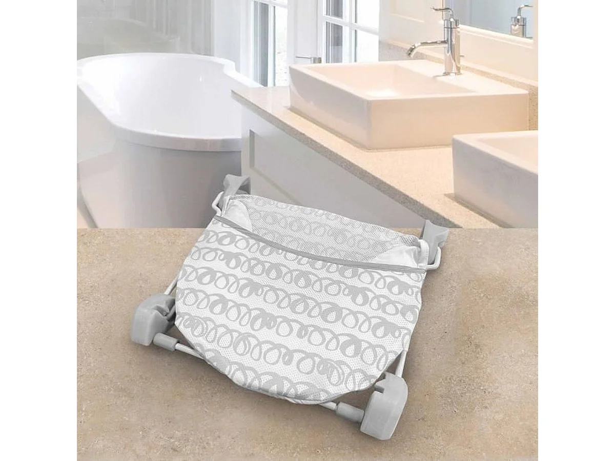 Transat de bain pliable INGENUITY FoldAway 2 positions - Gris