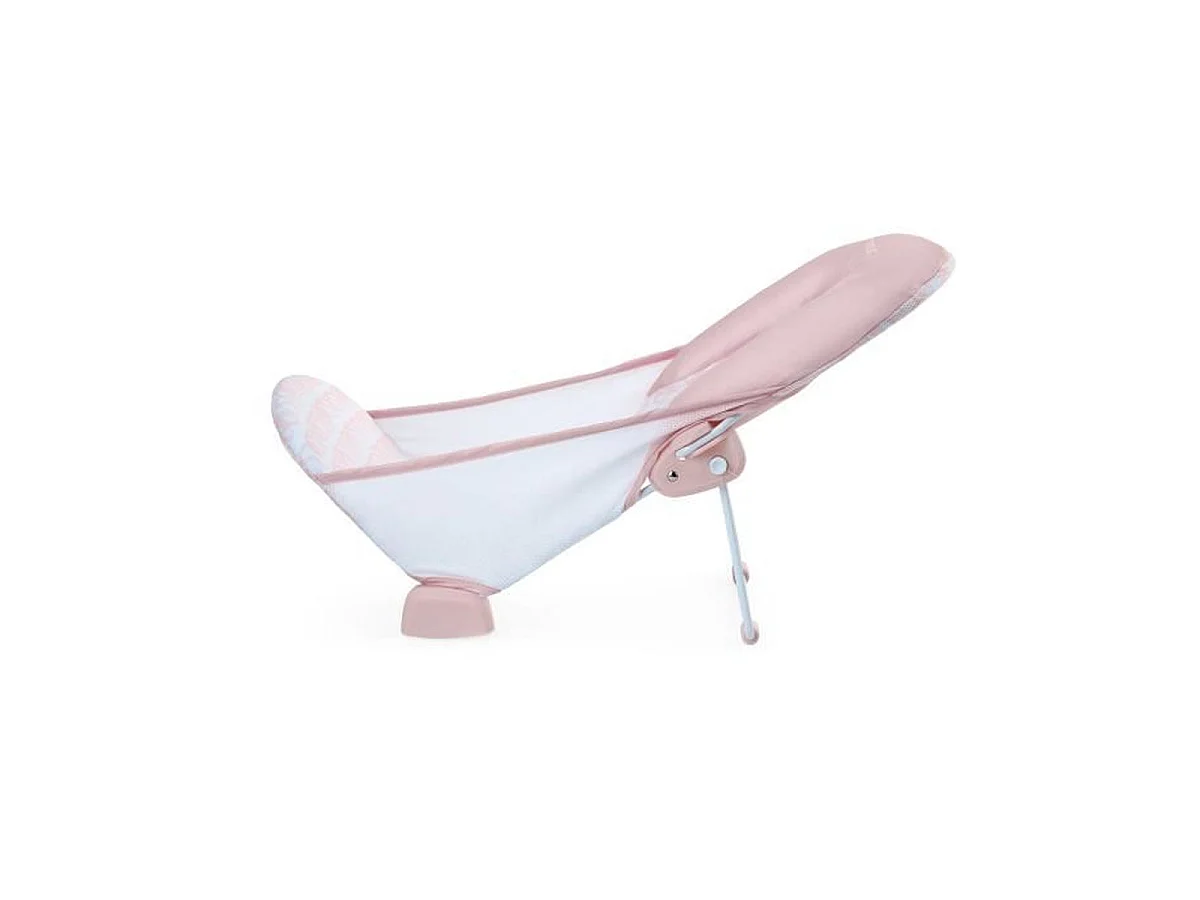 INGENUITY Opvouwbare Babybadstoel met Gewatteerde Hoofdsteun, 2 Posities, Roze