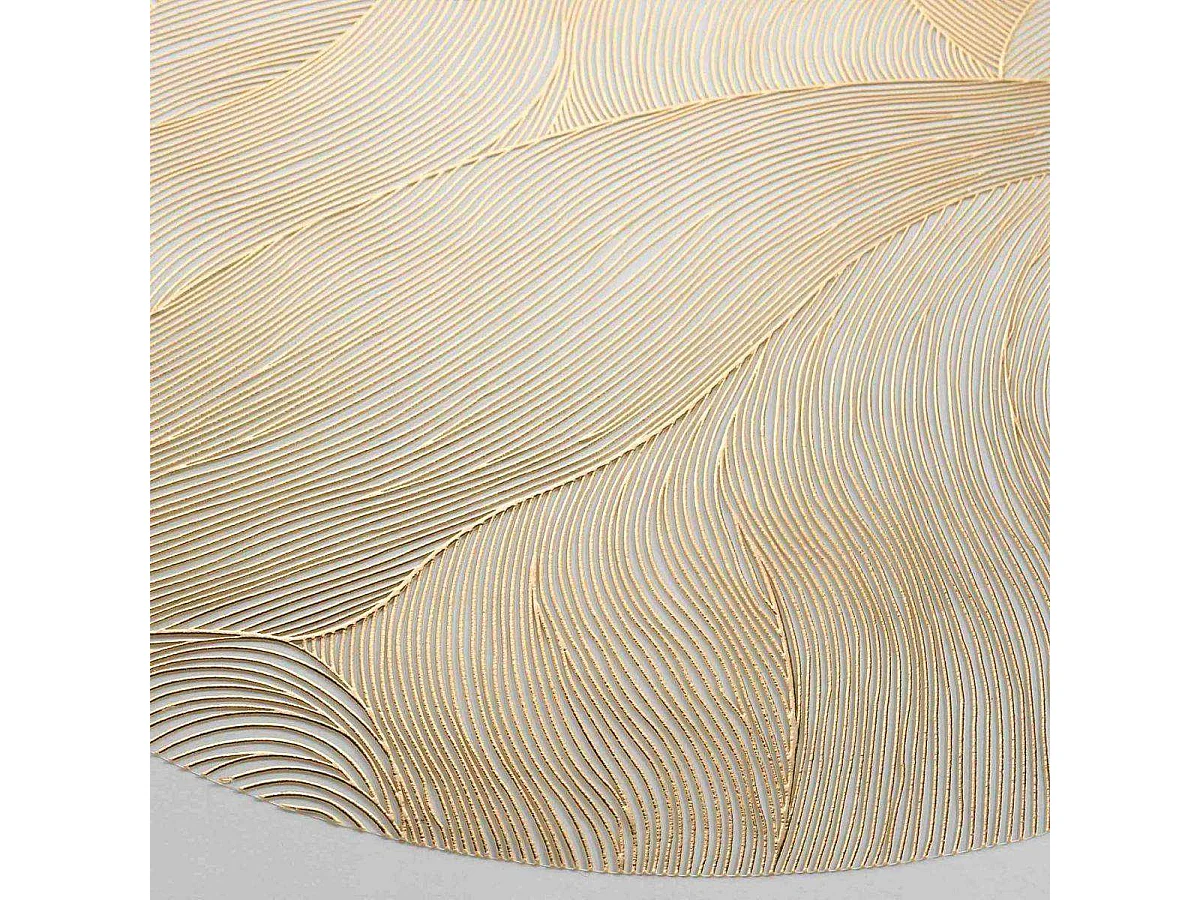 Set de Table Métallisé "Celeste" 38cm Or