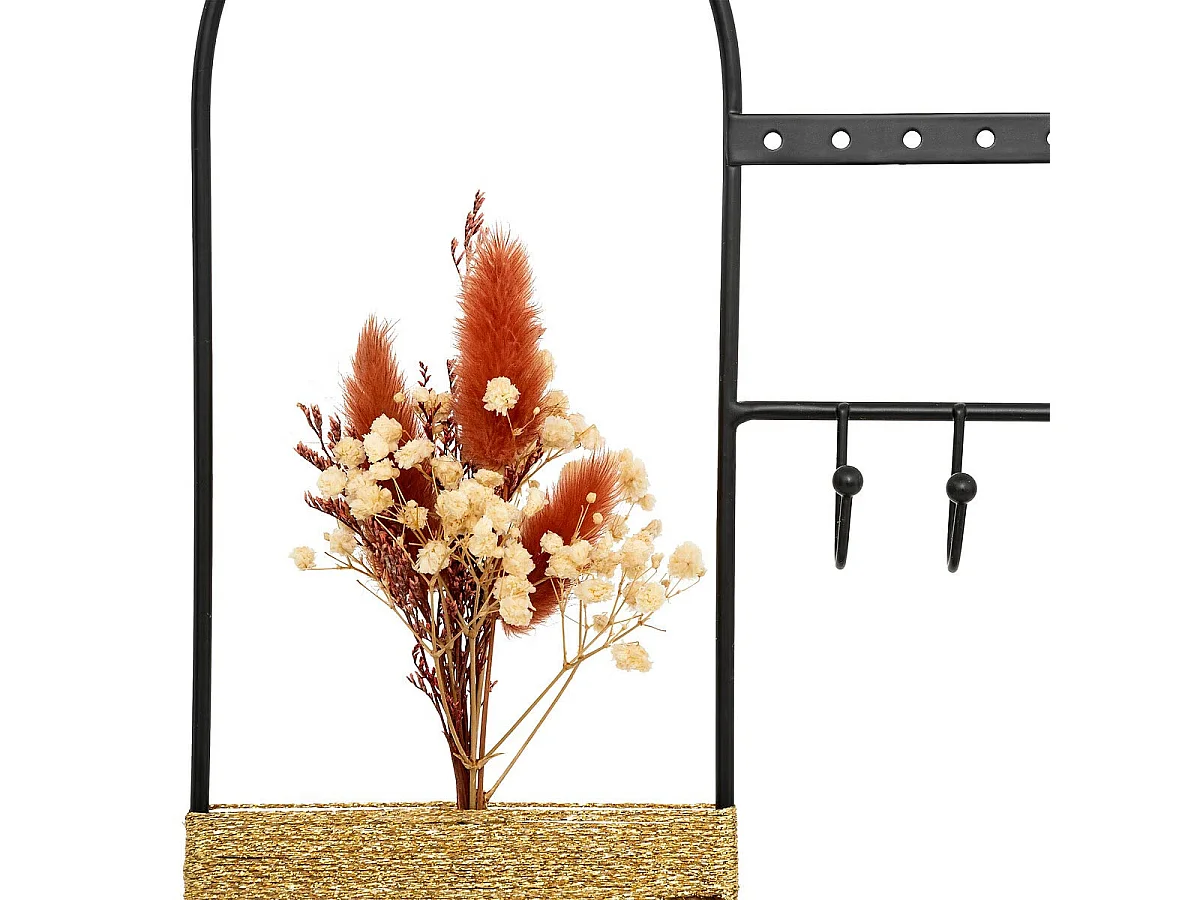 Porte-Bijoux en Métal "Automne" 26cm Noir
