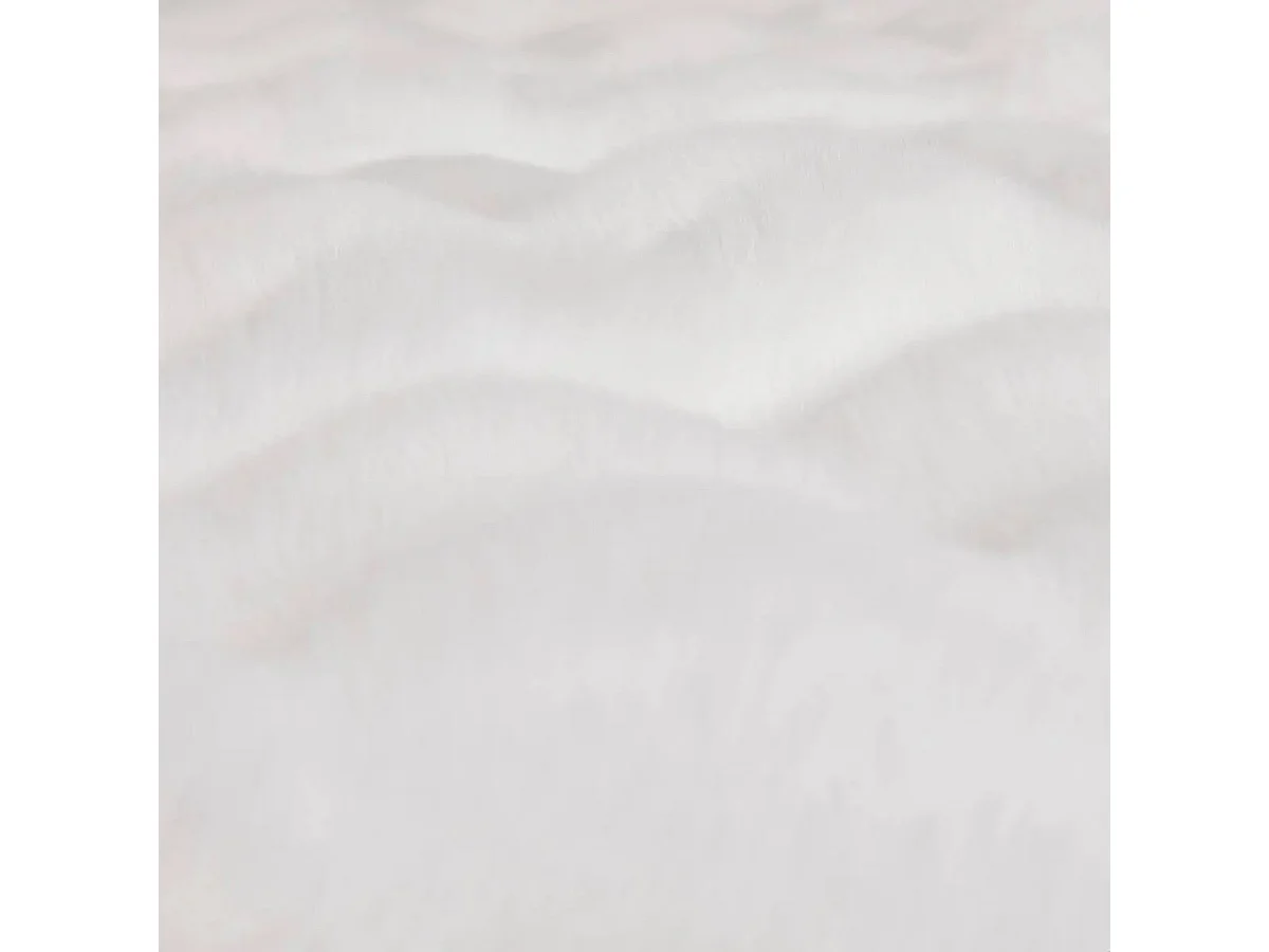 Plaid XL Imitation Fourrure 3D "Zephy" 180x230cm Blanc