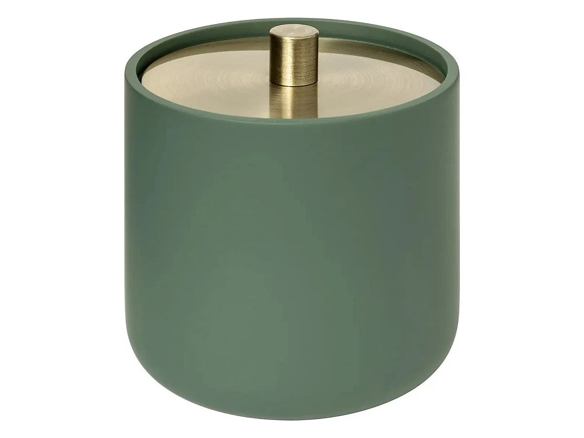 Pot à Coton "Duo" 11cm Vert